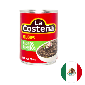 Frijoles Negros Refritos 580 g - La Costeña