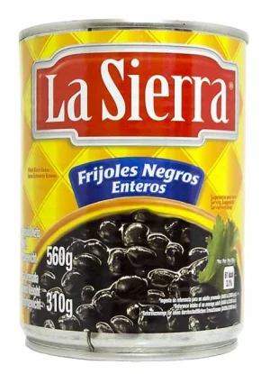 Frijoles Negros Enteros 560g - La Sierra