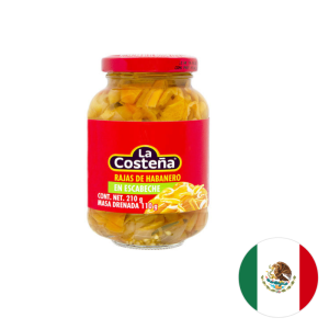Habaneros en Rajas 210 g -  La Costeña