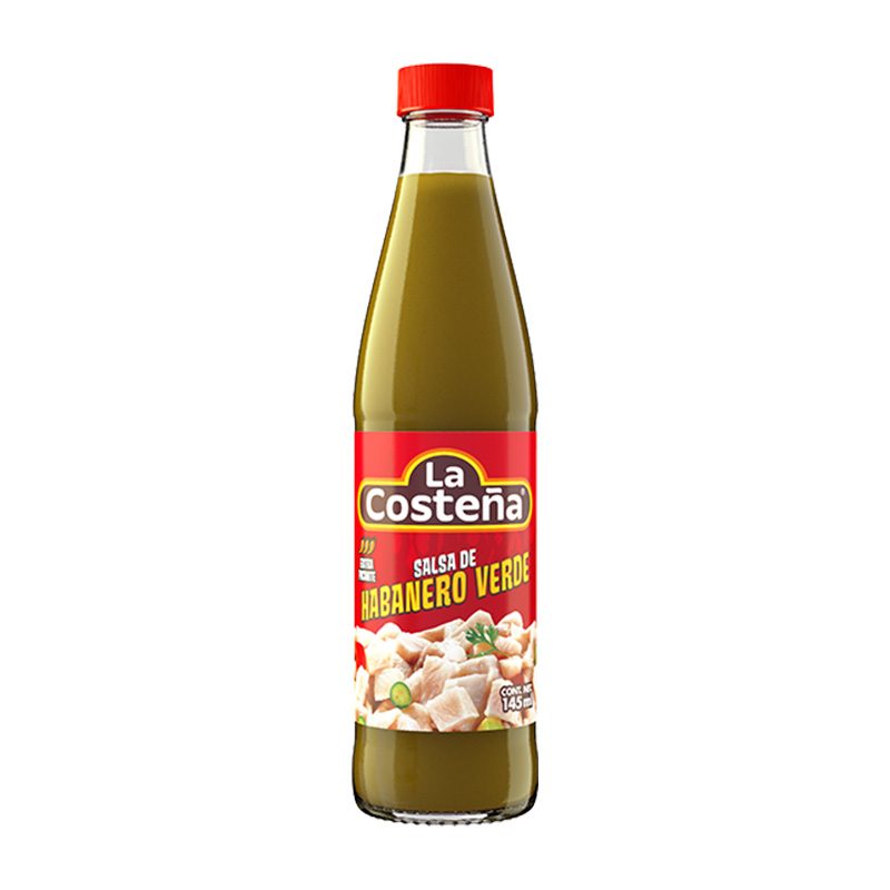 Salsa Habanero Verde 145 ml - La Costeña. 1 Salsa Habanero Verde 145 ml - La Costeña.