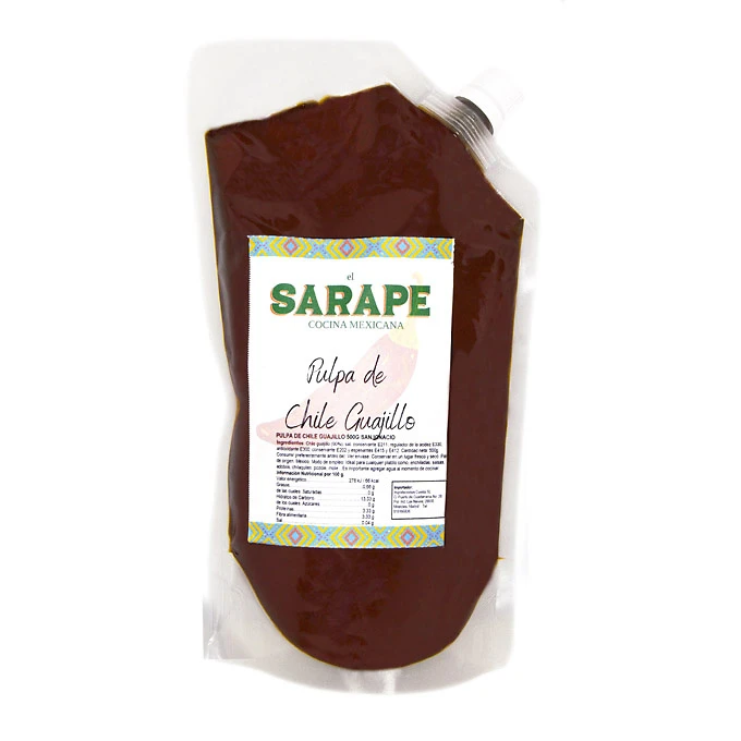 Pulpa de Chile Guajillo 500g - El Sarape 1 Pulpa de Chile Guajillo 500g - El Sarape