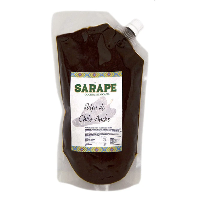 Pulpa de Chile Ancho 500g - El Sarape 1 Pulpa de Chile Ancho 500g - El Sarape