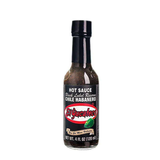 Salsa Habanera Etiqueta Negra 120 ml - El Yucateco 1 Salsa Habanera Etiqueta Negra 120 ml - El Yucateco