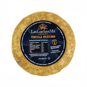 Tortilla de Maíz Amarillas 13cm 500 g - Las Luchas