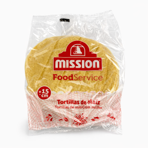 Tortillas de Maíz 15cm 525g - Mission (Especial para freir)