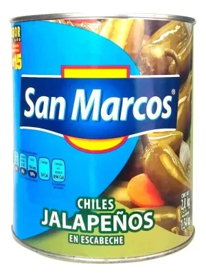 Chiles Jalapeños Enteros 2,8Kg - San Marcos