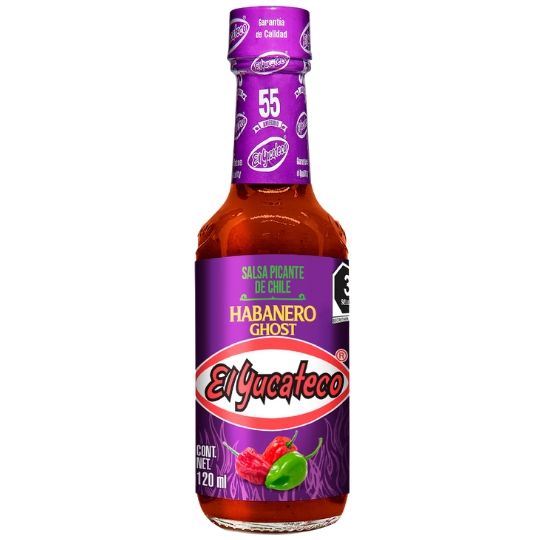 Salsa Habanero y Ghost 120ml - El Yucateco 1 Salsa Habanero y Ghost 120ml - El Yucateco