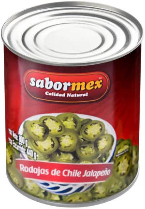 Jalapeños en rodajas Nachos 800 g - Sabormex