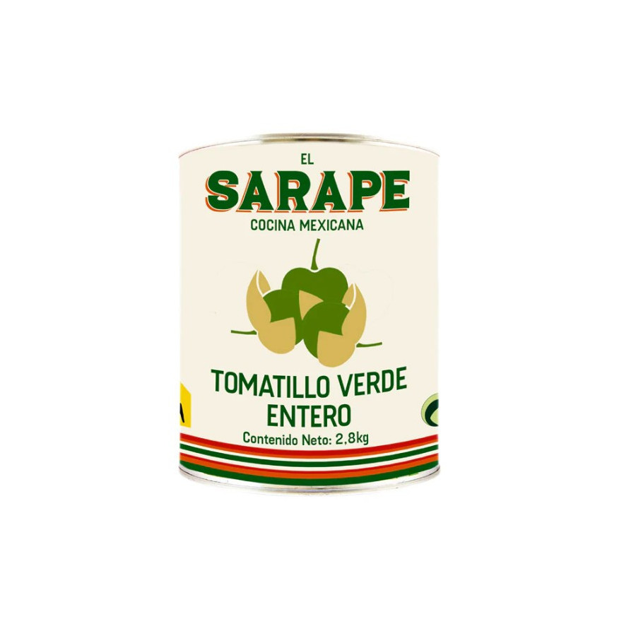 Tomatillo Verde Entero 2.8 kg - El Sarape 1 Tomatillo Verde Entero 2.8 kg - El Sarape